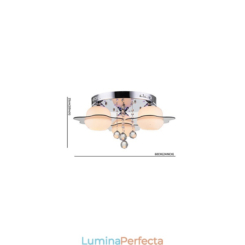 Telecomandă încastrabilă Modern Contemporan 3 lumini cu roșu albastru