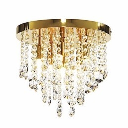 Suport semi-încastrabil din cristal modern cu 6 lumini (bază bec G9)