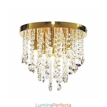 Suport semi-încastrabil din cristal modern cu 6 lumini (bază bec G9) Suport semi-încastrabil din cristal modern cu 6 lumini (bază bec G9)