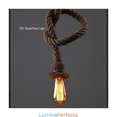 1 Lumină DIY Art Hemp Rope Lumină Creative Hemp Rope Droplight 1 Lumină DIY Art Hemp Rope Lumină Creative Hemp Rope Droplight