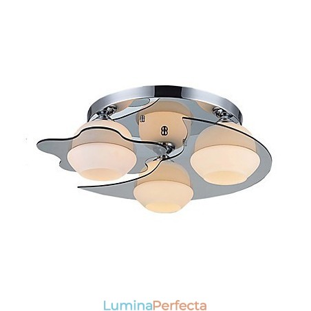 Plafoniera Moderna Plafoniera 3 Lumini Metal Contemporan