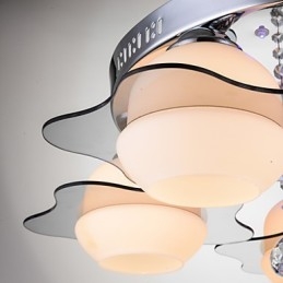 Plafoniera Moderna Plafoniera 3 Lumini Metal Contemporan