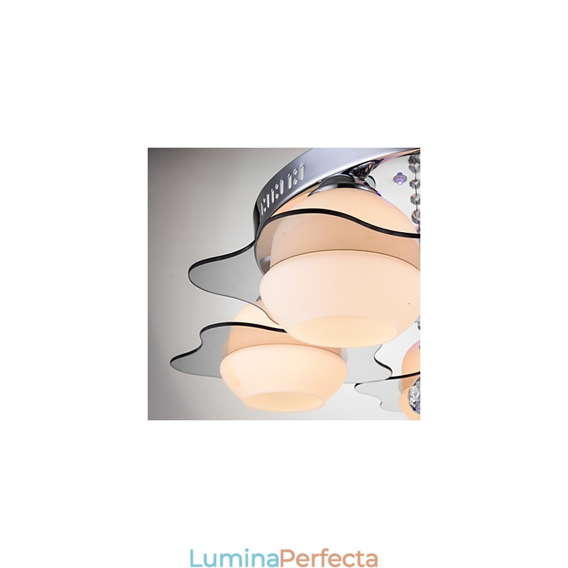 Plafoniera Moderna Plafoniera 3 Lumini Metal Contemporan