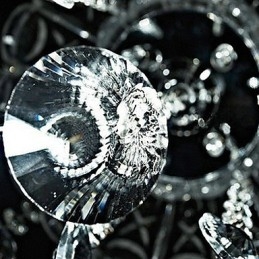 Suport semi-încastrabil Crystal cu 3 lumini