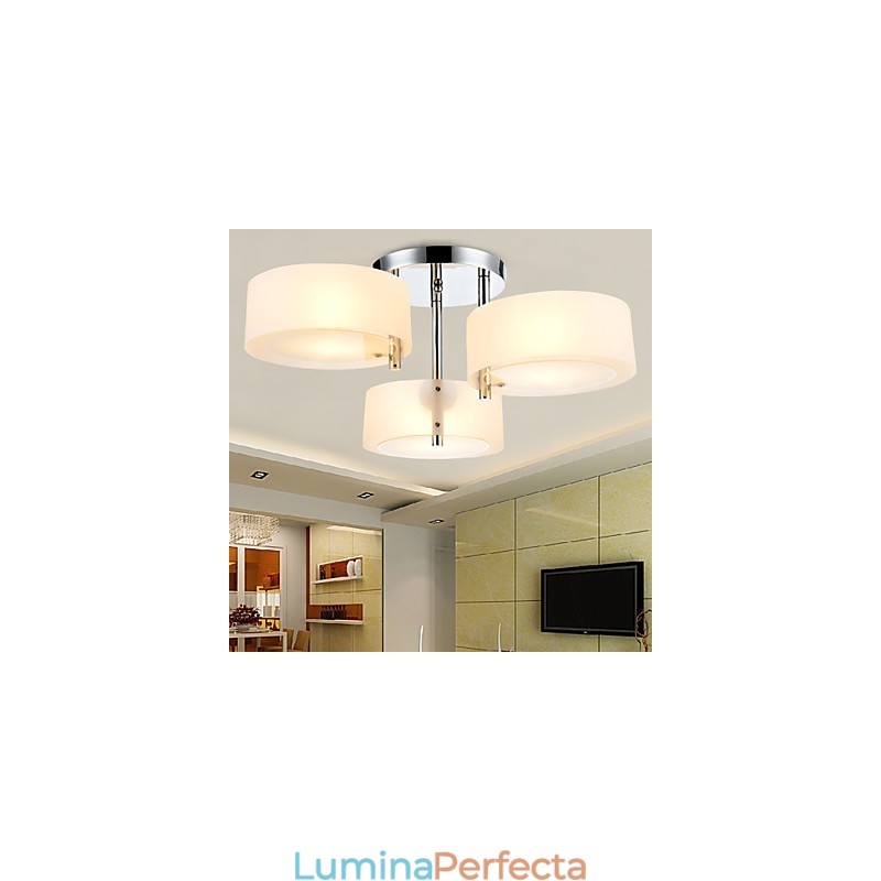 Plafoniera cu 3 lumini Modern Contemporan Metal