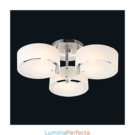 Plafoniera cu 3 lumini Modern Contemporan Metal Plafoniera cu 3 lumini Modern Contemporan Metal