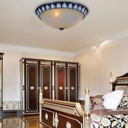 Model de lumină cu montare încasată, rășină de sticlă, sculptură în argint, clasic european