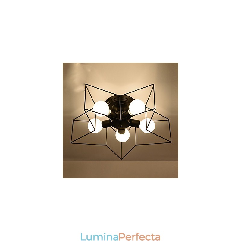 Scurtă Iluminare stea cu cinci colțuri Plafoniera modernă personalizată Lămpi pentru locuințe pentru copii
