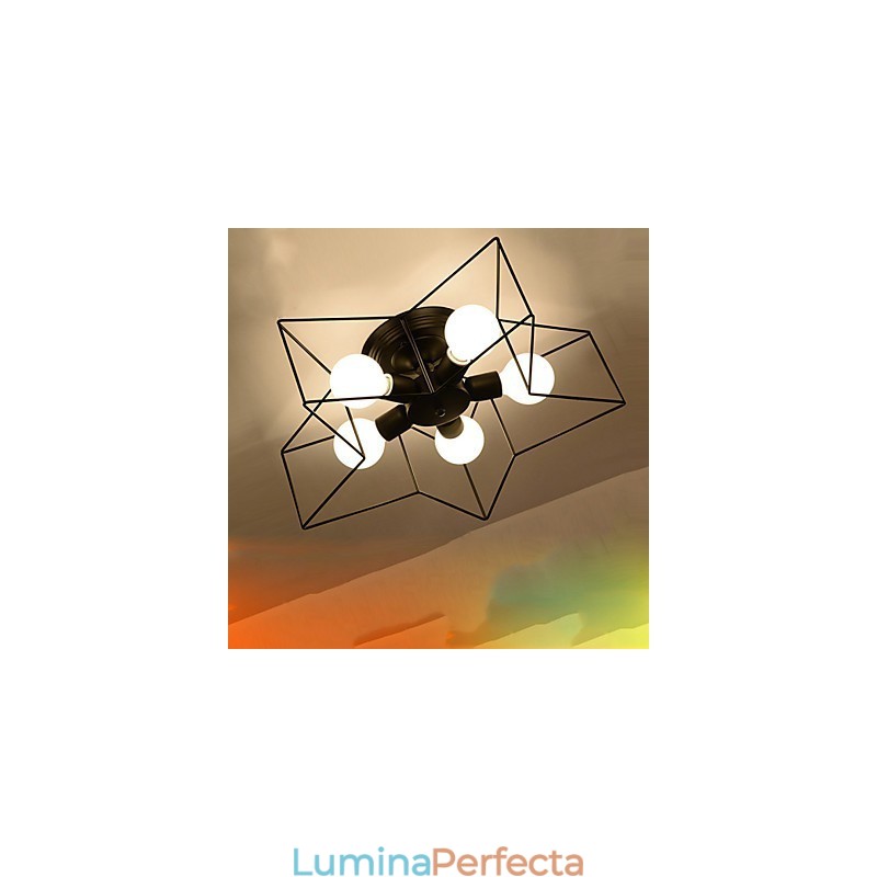 Scurtă Iluminare stea cu cinci colțuri Plafoniera modernă personalizată Lămpi pentru locuințe pentru copii