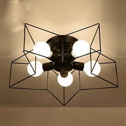 Scurtă Iluminare stea cu cinci colțuri Plafoniera modernă personalizată Lămpi pentru locuințe pentru copii