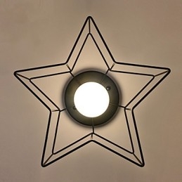 Scurtă Iluminare stea cu cinci colțuri Plafoniera modernă personalizată Lămpi pentru locuințe pentru copii