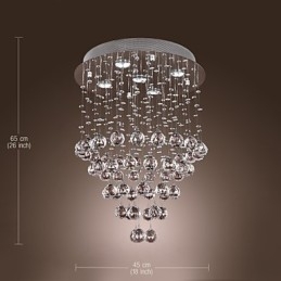 Candelabru de cristal cu design cu 5 lumini (cristal K9)