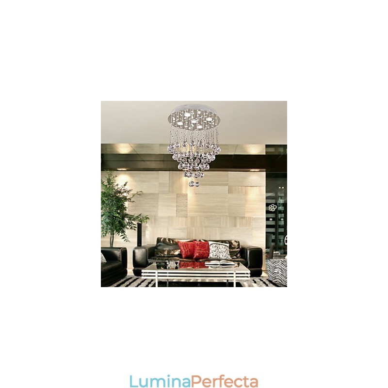 Candelabru de cristal cu design cu 5 lumini (cristal K9)