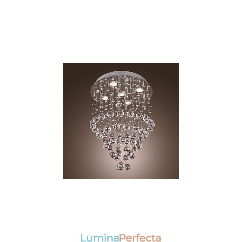 Candelabru de cristal cu design cu 5 lumini (cristal K9)