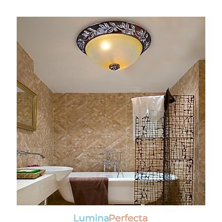 Montare încasată, alb, galben, sticlă, rășină, argint, sculptură, clasic european