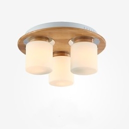 Plafoniere moderne din lemn originale de luminozitate ridicată în stil rustic