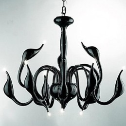 Candelabru din metal de pictură modernă contemporană