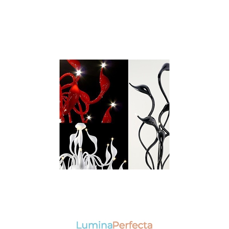 Candelabru din metal de pictură modernă contemporană