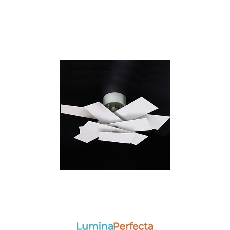 Lumină cu montare încasată, albă, lumină albă caldă, modă, elice creative simple