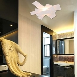 Lumină cu montare încasată, albă, lumină albă caldă, modă, elice creative simple