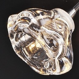 Modern Contemporan Rustic Lodge Suport încastrat din metal cromat