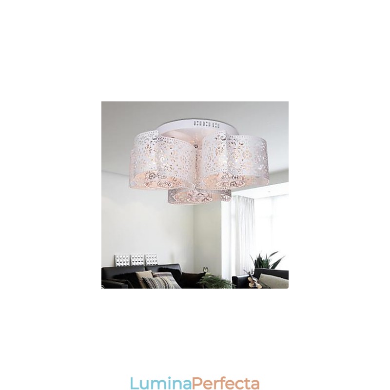 Lumină rotundă din fier forjat Vântul cald 3 absoarbe lumina domului