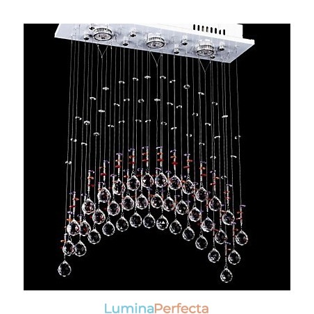 5 lumini Lumină clară Candelabru de cristal K9 din oțel inoxidabil 5 lumini Lumină clară Candelabru de cristal K9 din oțel inoxidabil