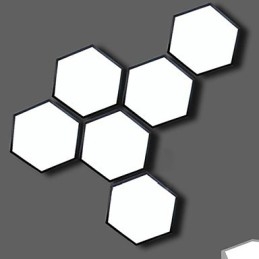 Absorb Dom Light Lampă cu geometrie hexagonală