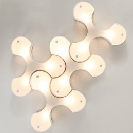 Bidesen Lămpi de iluminat moderne în stil european simplu Lămpi mari de tavan Clover