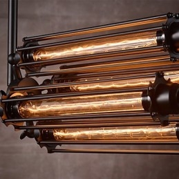 Candelabru din metal galvanizat în stil mini rustic Rustic Lodge