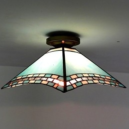 29,5 CM Coadă de rândunică din pridvorul mediteranean Lampa cu dom pentru absorbție