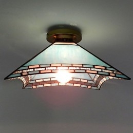 29,5 CM Coadă de rândunică din pridvorul mediteranean Lampa cu dom pentru absorbție
