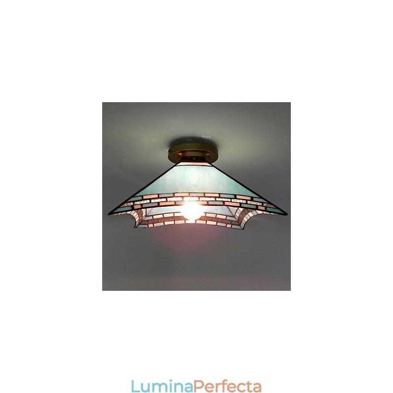 29,5 CM Coadă de rândunică din pridvorul mediteranean Lampa cu dom pentru absorbție