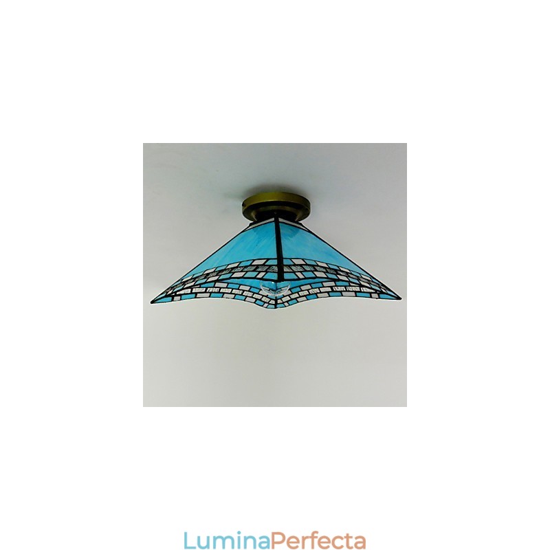 29,5 CM Coadă de rândunică din pridvorul mediteranean Lampa cu dom pentru absorbție
