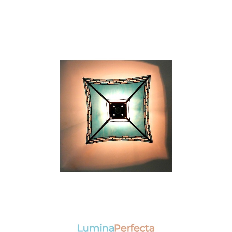29,5 CM Coadă de rândunică din pridvorul mediteranean Lampa cu dom pentru absorbție