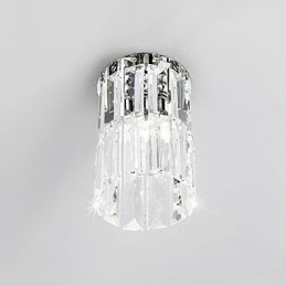 Lumină cu montare încastrabilă de cristal, rotundă