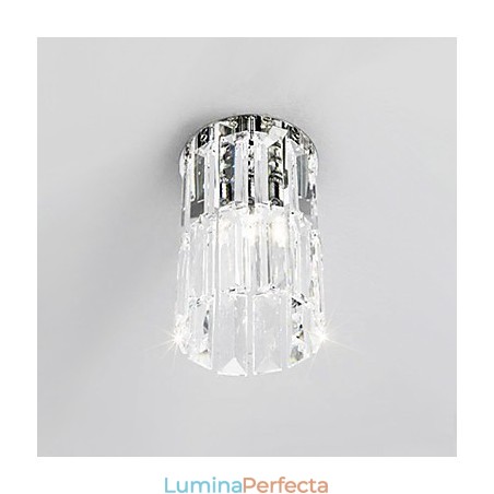 Lumină cu montare încastrabilă de cristal, rotundă Lumină cu montare încastrabilă de cristal, rotundă