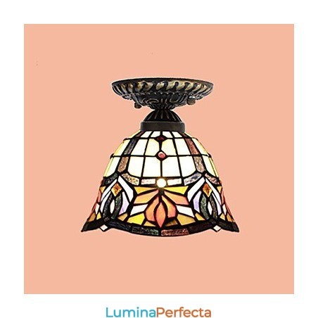 Vitraliul European Rural Creative Arts Absorb Dome Lamp Light Vitraliul European Rural Creative Arts Absorb Dome Lamp Light