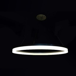 Lampă rotundă Lămpi moderne din acril Iluminat Plafoniere de lux cu un singur inel