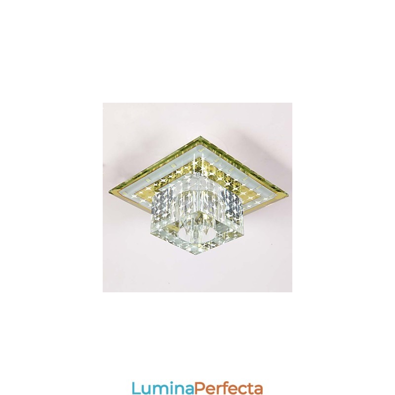 Plafoniera din cristal Spot SMD 3W Lampă creativă Tubă Lumină colorată în dom