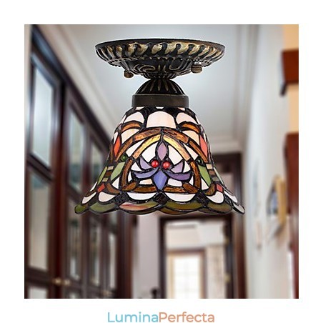 Vitraliul European Rural Creative Arts Absorb Dome Lamp Light Vitraliul European Rural Creative Arts Absorb Dome Lamp Light