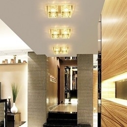 27*15*5CM Lampă de tavan din cristal Spot SMD 6W Lampă creativă Tubă Lumină colorată Culoare Lumină