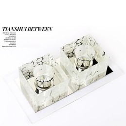 27*15*5CM Lampă de tavan din cristal Spot SMD 6W Lampă creativă Tubă Lumină colorată Culoare Lumină