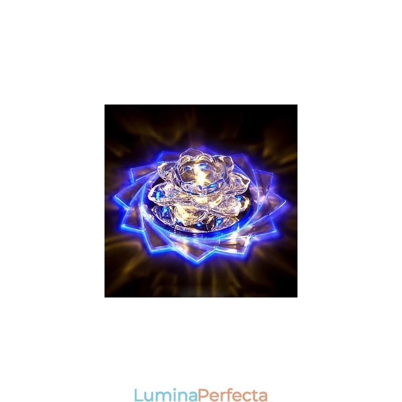 20 * 8,5 cm Mini lampă de tavan din cristal Spot 3W Lampă creativă Tub de lumină colorată Culoare pătrată Dom Light