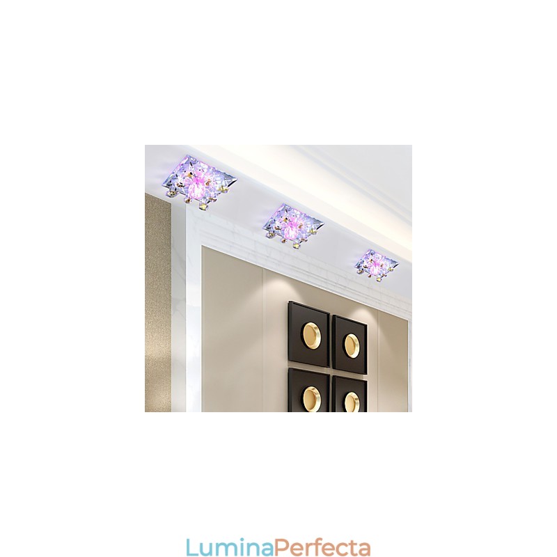 Pătrat Variolă Lampă Lumină Cristal Lumină Creatives Dome Lampă Tub Lampă