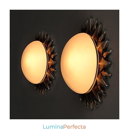 26*8CM Artă de desene animate contemporane și contractate Floarea-soarelui absoarbe lumina domului
