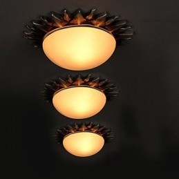 26*8CM Artă de desene animate contemporane și contractate Floarea-soarelui absoarbe lumina domului
