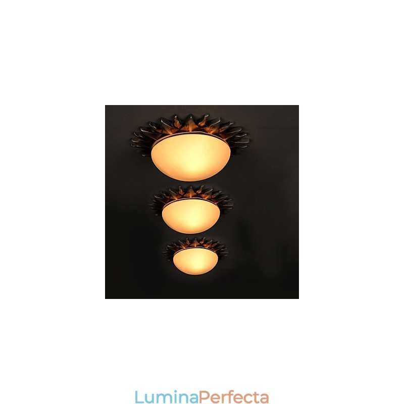 26*8CM Artă de desene animate contemporane și contractate Floarea-soarelui absoarbe lumina domului