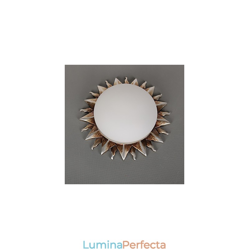 26*8CM Artă de desene animate contemporane și contractate Floarea-soarelui absoarbe lumina domului