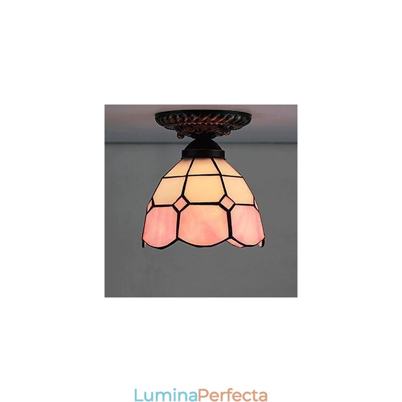 17* Vitralii pentru artele creative rurale europene Absorb Dom Lamp Light
